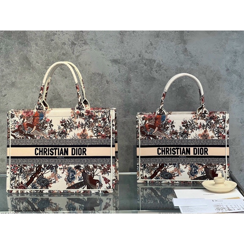 Túi xách cầm tay dior hoạ tiết fullbox