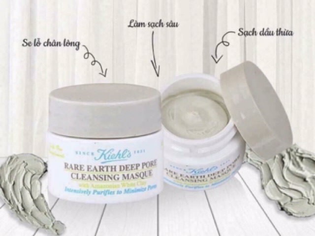 Mặt nạ đất sét KIEHLS RARE EARTH DEEP PORE CLEANSING MASQUE