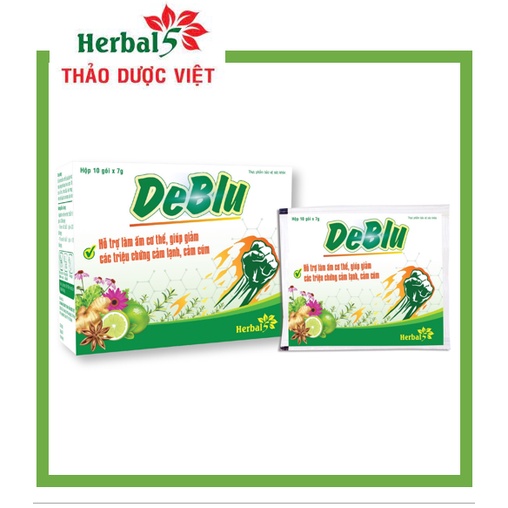 Deblu - Bột Chanh, Gừng Giải Cảm