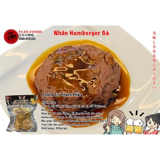 Nhân Humberger Gà 200g (CHỈ GIAO NỘI THÀNH HÀ NỘI)