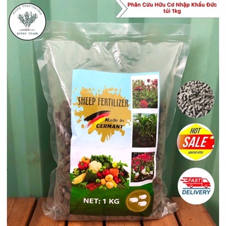 Phân bón hữu cơ - phân cừu gfc organic agrifert nhập khẩu đức túi 1kg