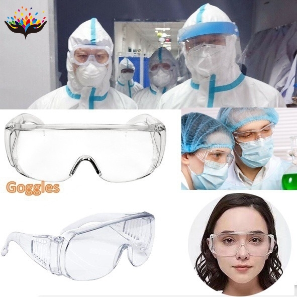 (Hàng Mới Về) Kính Trong Suốt Bảo Vệ Mắt Chống Bụi Và Hóa Chất