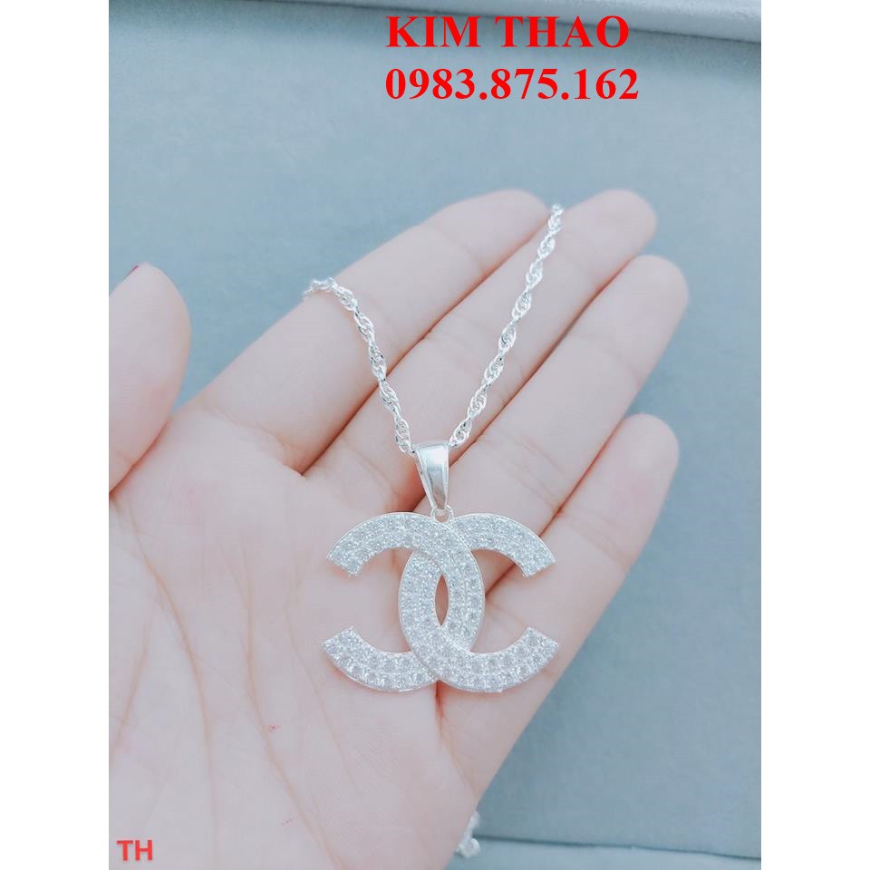 Bạc 925 dây chuyền mặt X