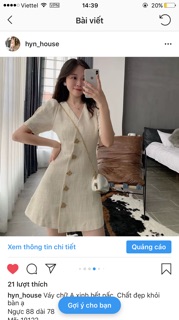 [Order] Váy tay bồng chất đẹp