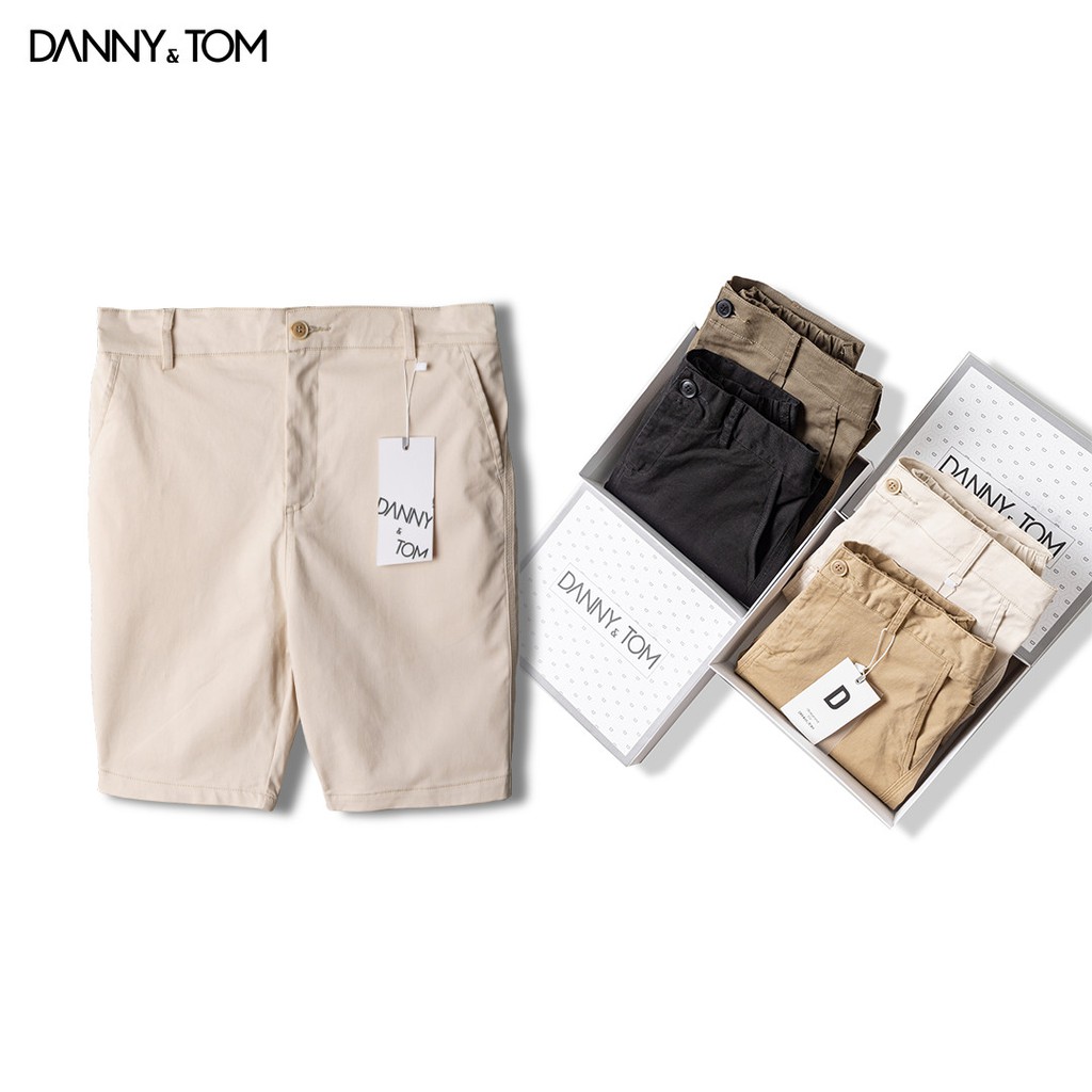 Quần Short kaki nam trẻ trung , Chất liệu kaki cotton cao cấp, form Regular Lịch sự | DANNYTOM