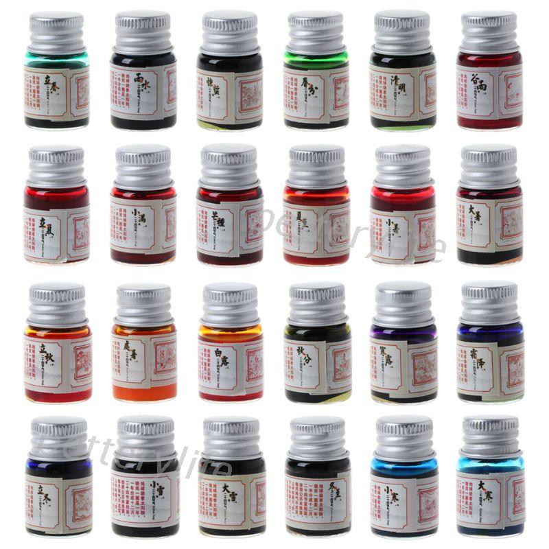 Set 24 Bút Mực 5ml Màu Vàng