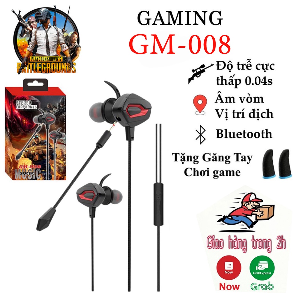 Tai Nghe GAMING Chính Hãng GM008 Tai Nghe Có Mic Game Thủ Chuyên Nghiệp Chơi Game PC Giá Rẻ FREE SHIP Dây Dù Jack L