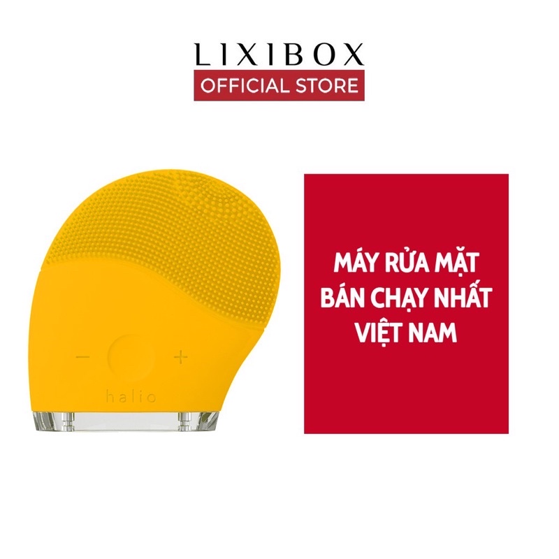 Thanh lý Máy rửa mặt Halio Facial Cleansing & Massaging Device - Mustard - Lixibox