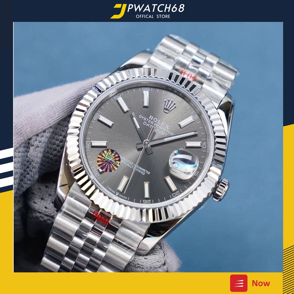 Đồng hồ Rolex nam máy cơ Nhật mạ vàng dây kim loại Automatic size 39mm 40mm