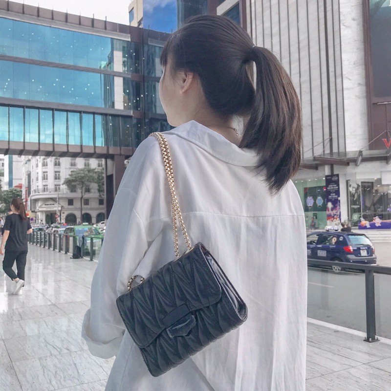 Túi Korean mã 7670/ Túi nhăn đeo 2 kiểu [Ảnh thật ]