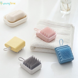 Cọ gội đầu mát xa da đầu bằng silicone mềm mại chất lượng cao tiện lợi