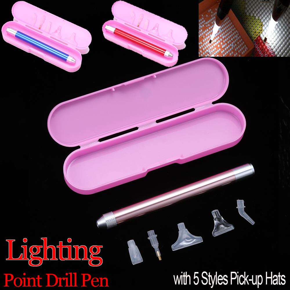 Bộ 7 Bút Làm Tranh Đính Đá 5D DIY Đa Màu Sắc