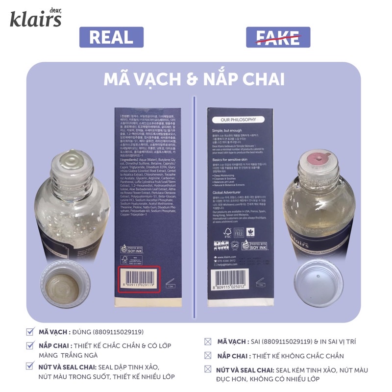 [Mã 153FMCGSALE1 giảm 10% đơn 250K] Combo Toner Klairs Unscented + Serum Vitamin C Klairs Freshly Juiced | WebRaoVat - webraovat.net.vn