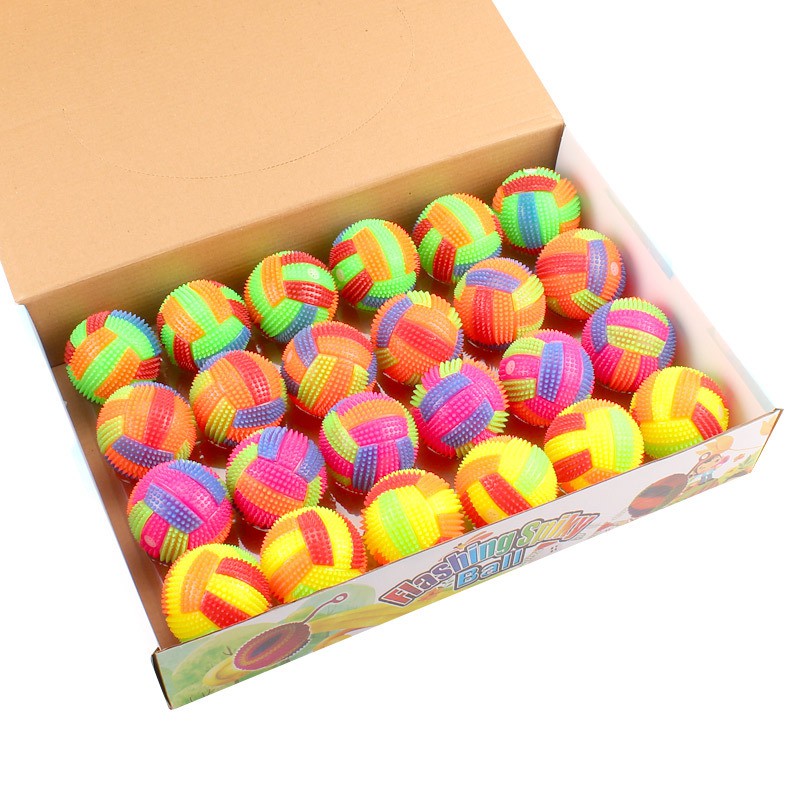 [ Rẻ Vô Địch  ] Quả bóng phát sáng có Còi mấge vui nhộn cho bé.