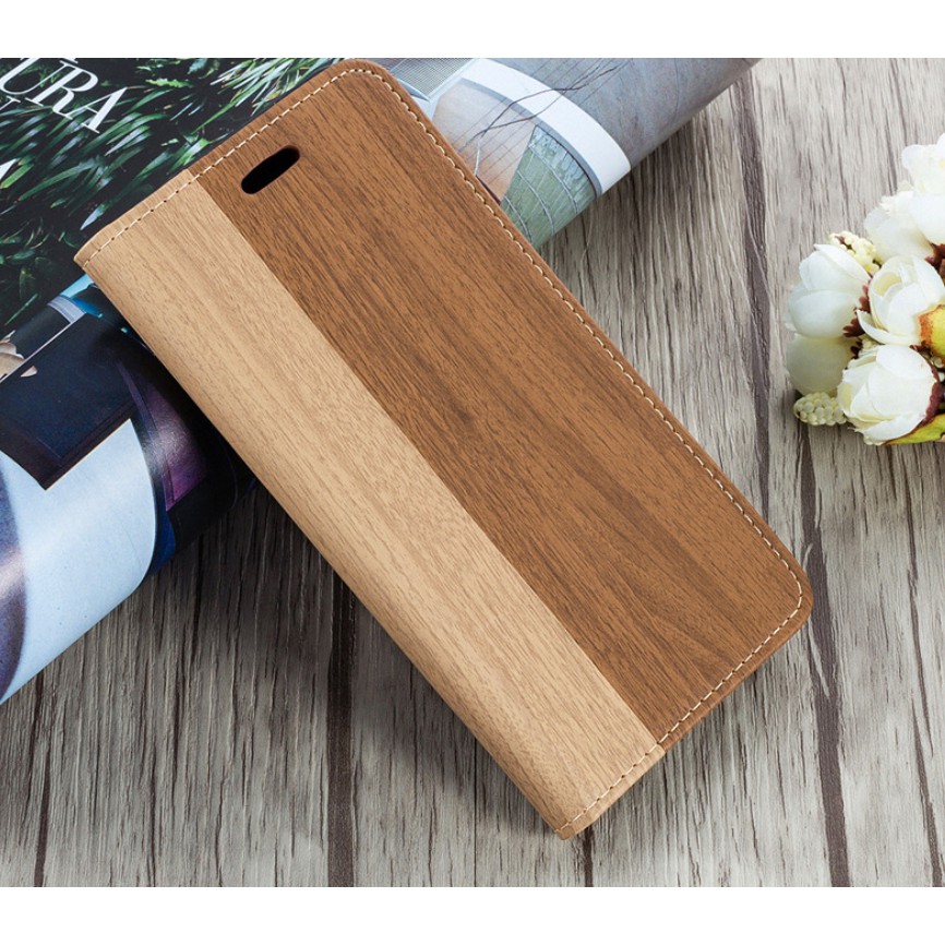 Bao da iphone 7 plus/8 plus vân gỗ | BigBuy360 - bigbuy360.vn