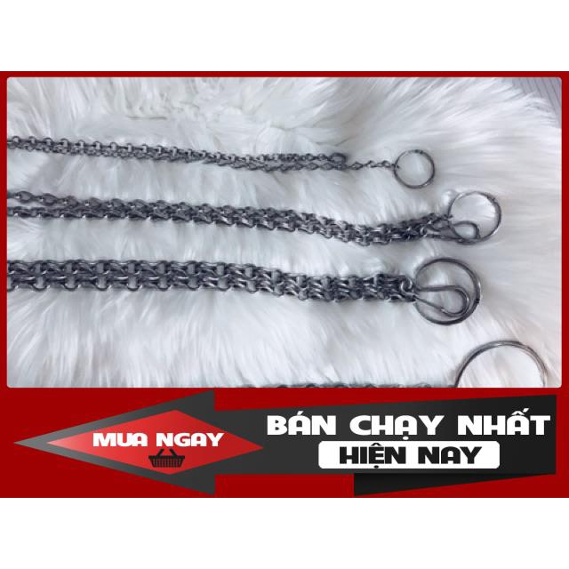 DÂY DẮT CHÓ MÈO - Dây xích inox không gỉ dắt chó mèo 0