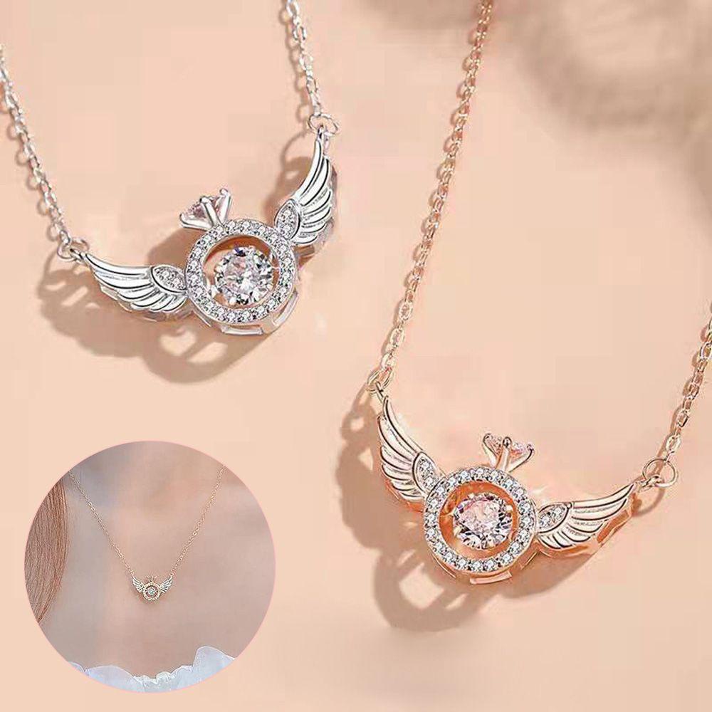 Vòng cổ Mặt Hình Cánh Thiên Thần Thời Trang Mùa Hè Dành Cho Nữ