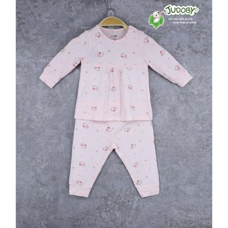JB257 Bộ quần áo cài vai dài tay Judoby (6-24m)