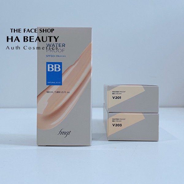 Kem nền che khuyết điểm trang điểm đa năng lâu trôi chống nắng SPF50+PA+++ WaterProof BB The Face Shop 50ml | BigBuy360 - bigbuy360.vn