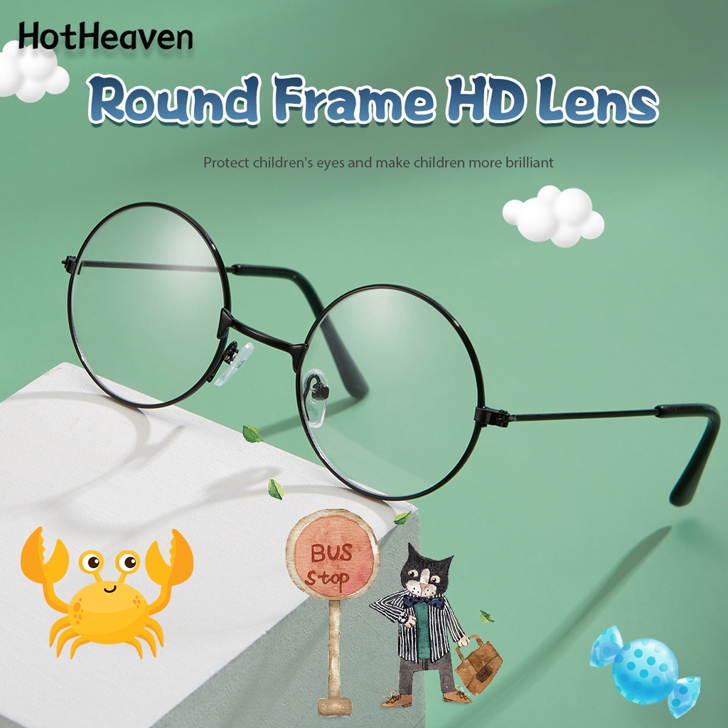 Kính Mát Tròn 3 Màu Thời Trang Unisex Bảo Vệ Mắt Cho Trẻ Em