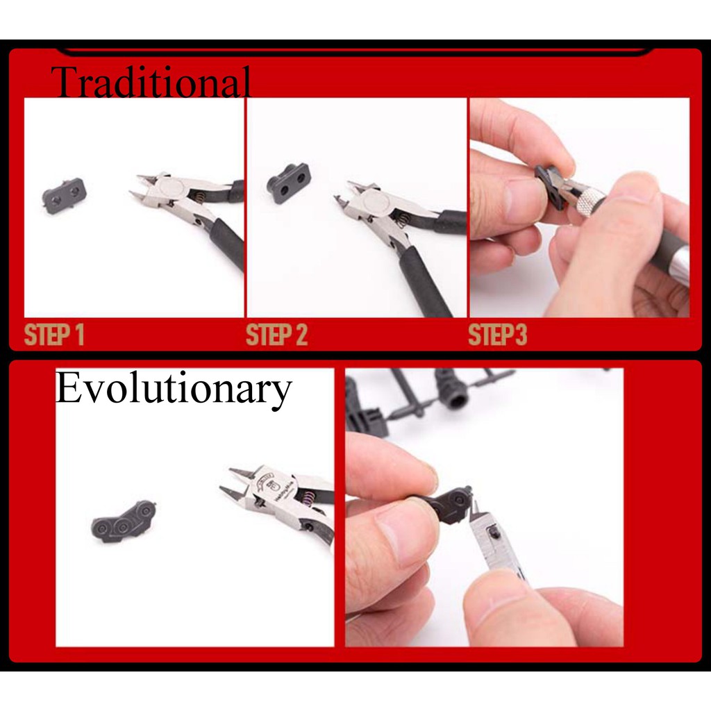 Dụng cụ mô hình - Kìm cắt mô hình HM108 Ultra Thin Blade Nipper Hobby tool mio