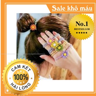 Dây cột tóc - buộc tóc cúc hoa mi hot