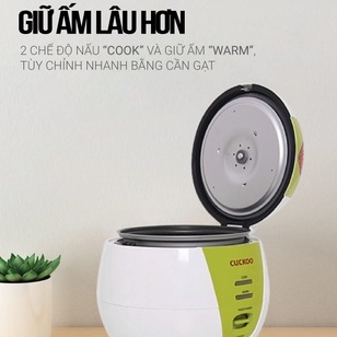 [Mã 154ELSALE2 giảm 7% đơn 300K] Nồi cơm điện Cuckoo 1.0L CR-0661 (Xanh/ Cam) 2-4 người ăn - BH chính hãng