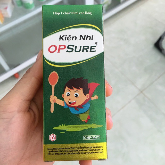 Siro KIỆN NHI OPSURE 90ml dược phẩm OPC siro cho trẻ biếng ăn, chán ăn, tự ra mồ hôi, mồ hôi trôm, đại tiện không đều | Thế Giới Skin Care