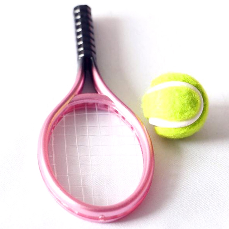 Bộ 2 Vợt Tennis + Bóng 1: 6 1: 12 Dành Cho Búp Bê