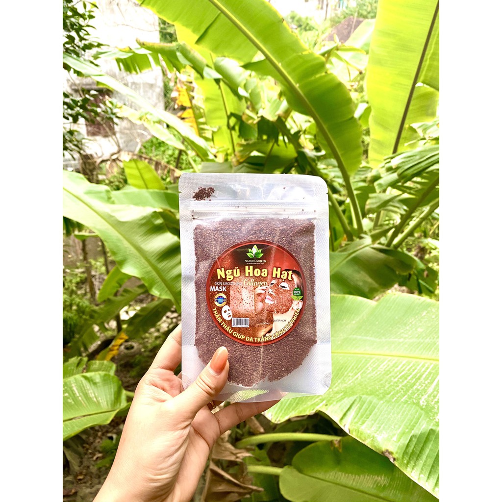 100GR Ngũ hoa hạt nguyên chất ( hạt ngũ hoa, hạt đình lịch )  giảm mụn, ngăn ngừa mụn