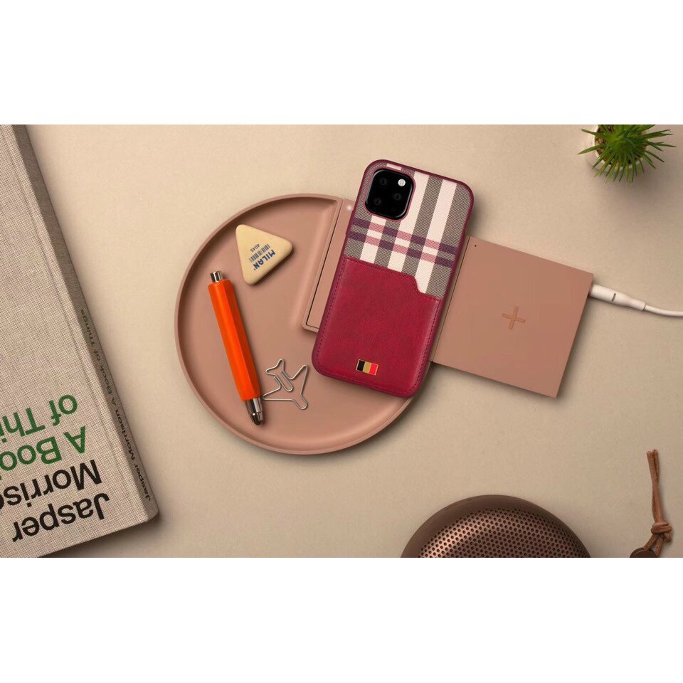 Ốp Lưng Da iPhone 13,13 Pro, 13 Pro Max Chính hãng Mentor VII LATUS Ví Đựng Thẻ