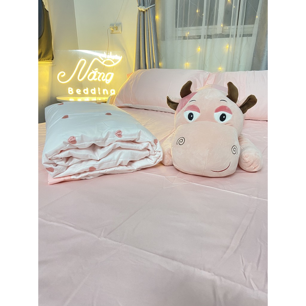 Gấu bông ôm cute cho bé   SIÊU TO dài 1met , vỏ bọc nỉ mềm mại , bông mịn siêu nảy chống xẹp