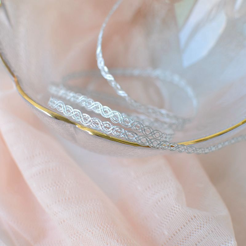 Cuộn dây ruy băng polyester trang trí tiệc cưới/ giáng sinh DIY