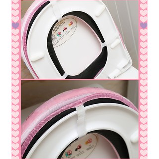 🌸BỌC NẮP BỒN CẦU 🎀 KITTY HOUSE