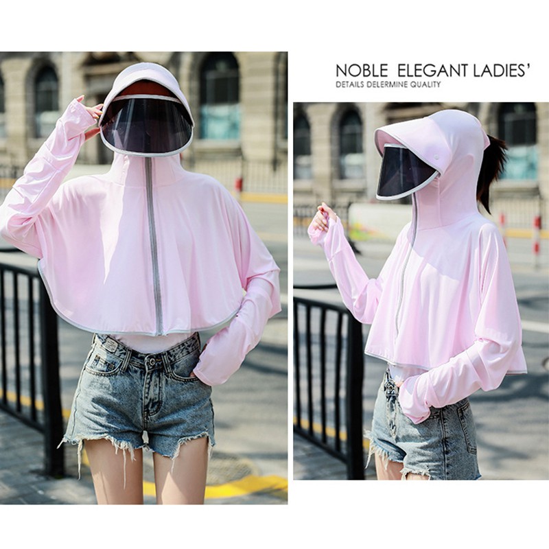 Double-Layer Sun Protection UV Protection Outdoor Work Hat Riding Hood | BigBuy360 - bigbuy360.vn