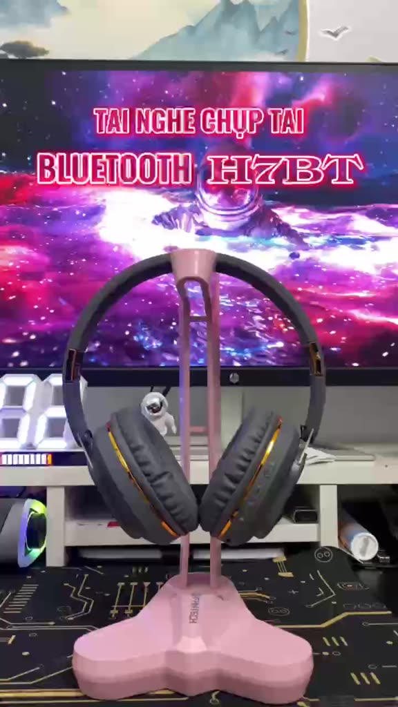 Tai Nghe Chụp Tai Headphone Bluetooth Không Dây Có Mic H7BT NEW 2025 Âm Thanh Vòm 9D Siêu Bass Cực Chất | BigBuy360 - bigbuy360.vn