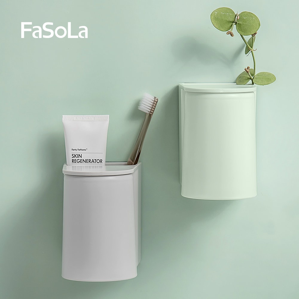 Giá đựng bàn chải kem đánh răng treo tường FASOLA FSLQJ-0105C