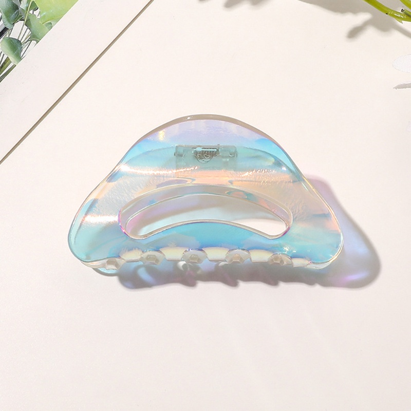 Kẹp Tóc Móng Vuốt Trong Suốt Màu Sắc Gradient Dành Cho Bạn Gái