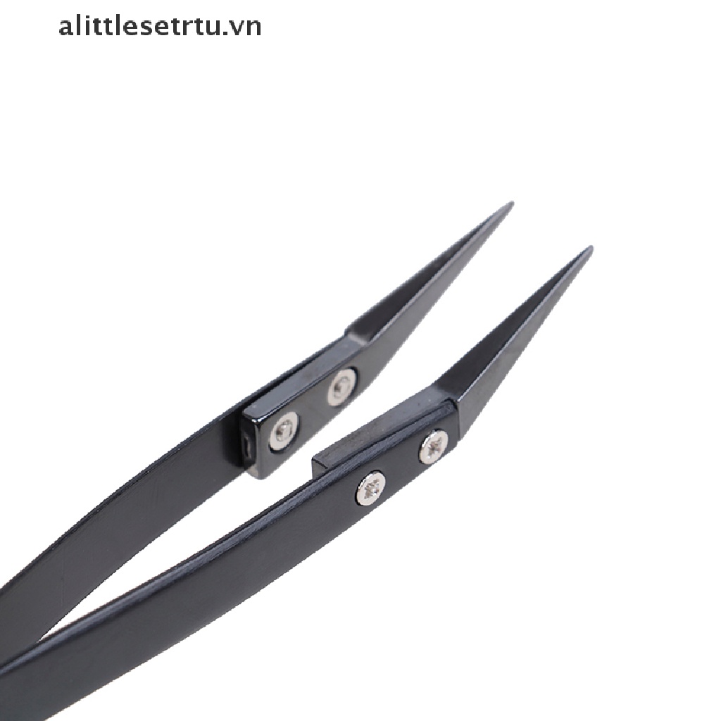 Nhíp Bằng Thép Không Gỉ Màu Đen Chuyên Dụng Cho Sửa Chữa Điện