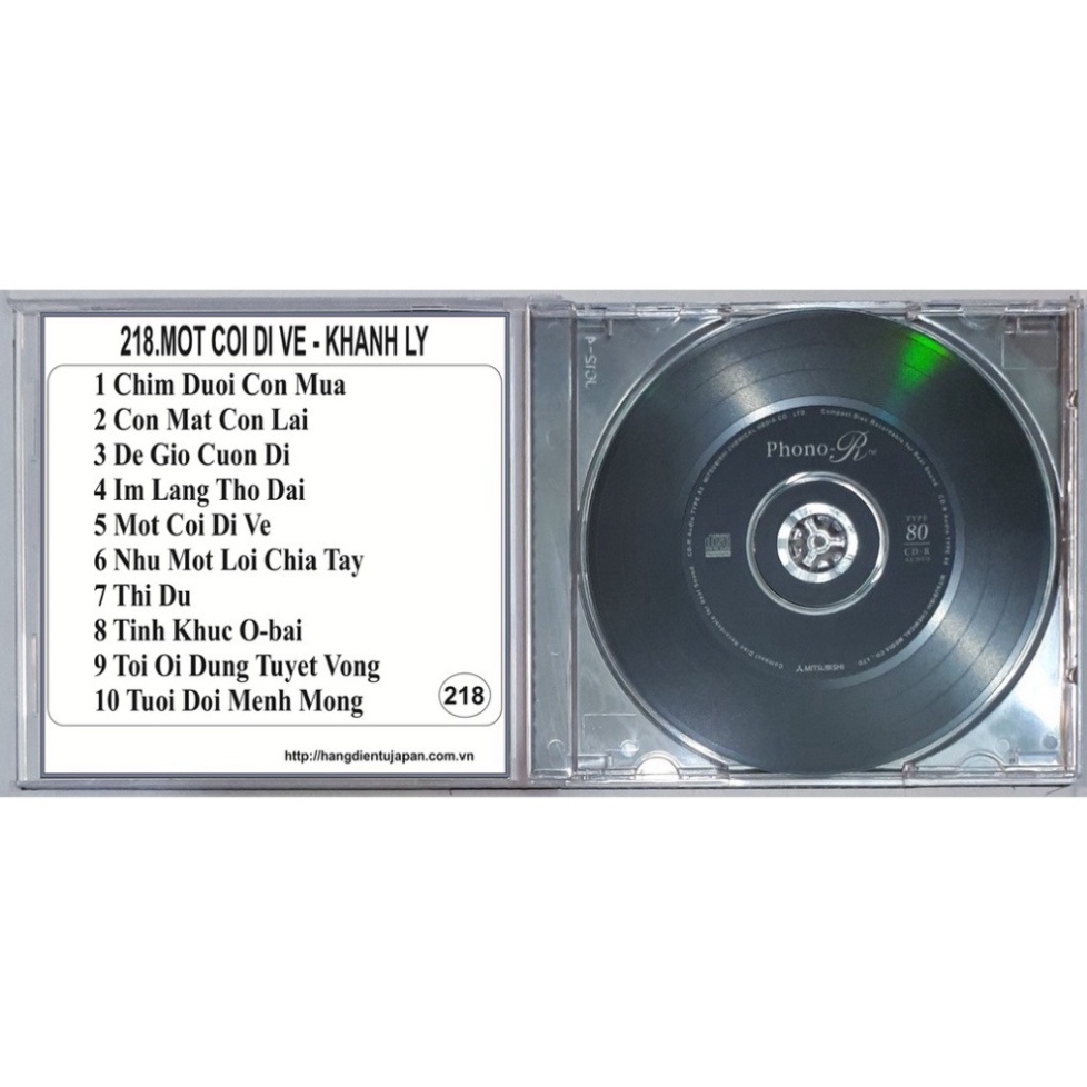 Bộ 8 CD nhạc khánh ly như hình ghi bằng phono