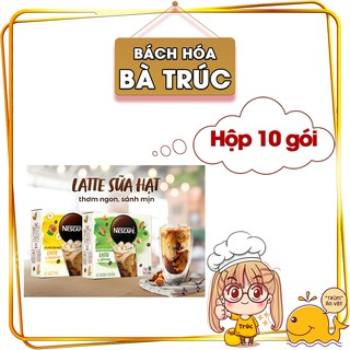 Cà phê hòa tan Nescafe Latte Sữa Hạt (Hộp 10 gói x 24g)