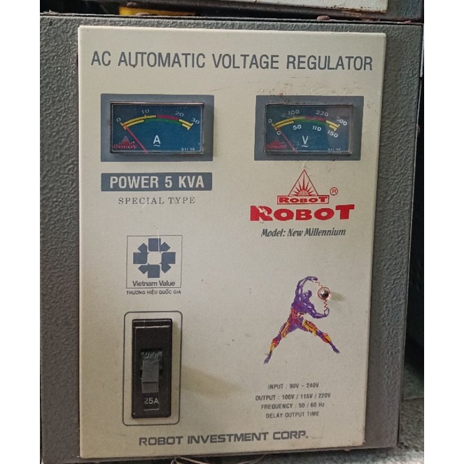 Ổn áp robot 5kv Dải Rộng