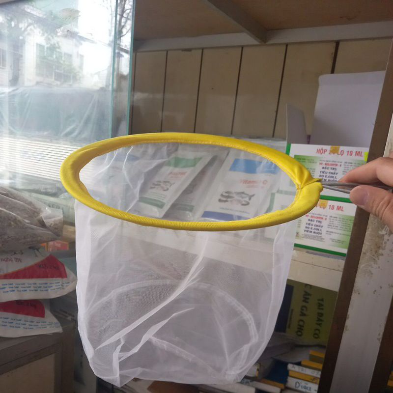 Vợt Xúc Cá, Bobo, Artemia Đường Kính 25 Cm, Có Tùng Dài