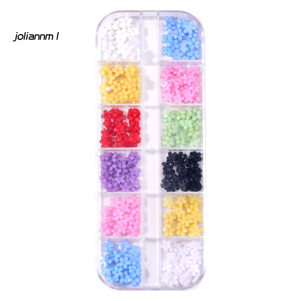 1 Hộp Phụ Kiện Trang Trí Móng Tay 3D Sáng Tạo