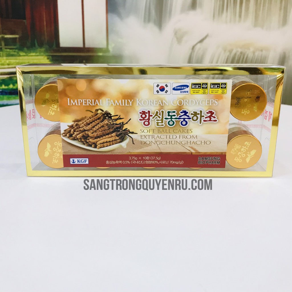 Đông Trùng Hàn Quốc Hộp 10 Viên Imperial Family Korean Cordyceps
