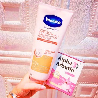 Combo Vaseline + Alpha Arbutin