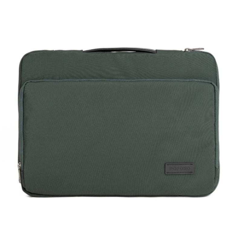 [Giá Sỉ] Túi chống sốc Pofoko cho Macbook/Laptop đen - 13/14/15 inch (Màu xanh)