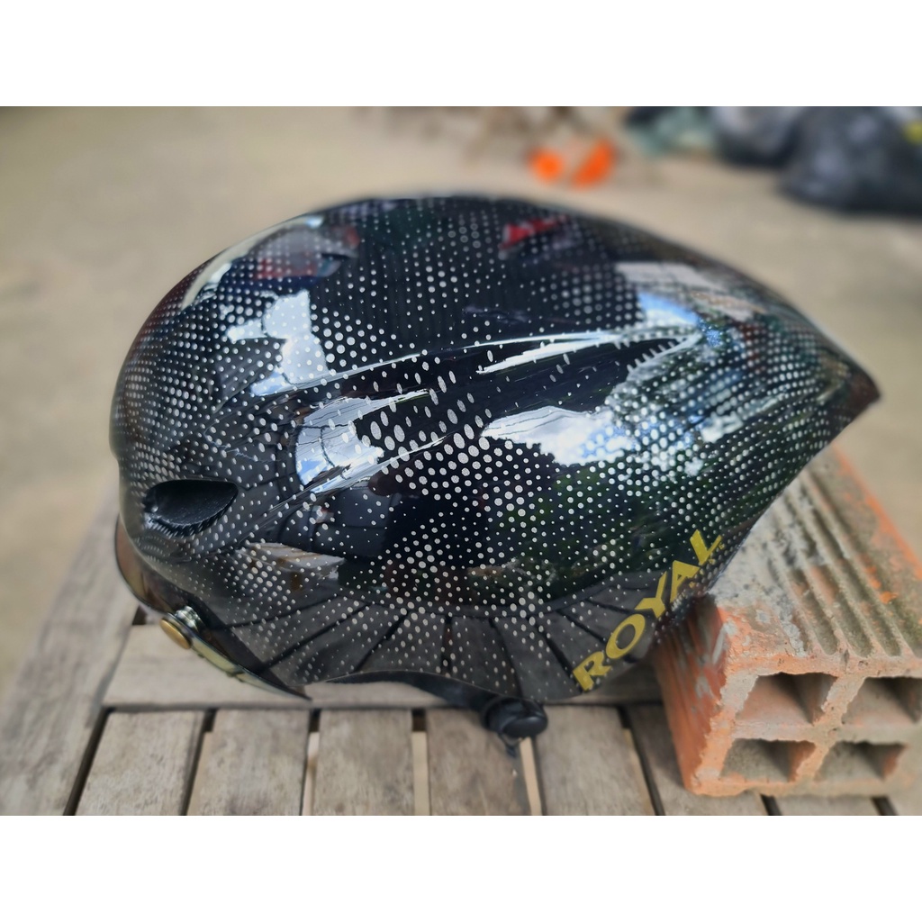 Nón bảo hiểm thể thao,Nón xe đạp Royal MD16 tam giác bóng