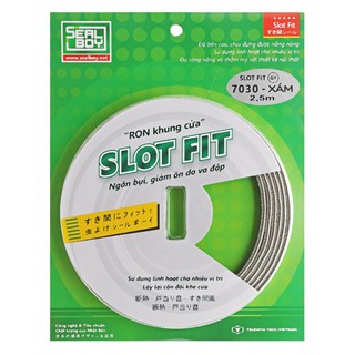 Ron lấp kín khe hở khung cửa ngăn bụi và giảm ồn Seal Boy 7030-GY 2.5m (Xám)