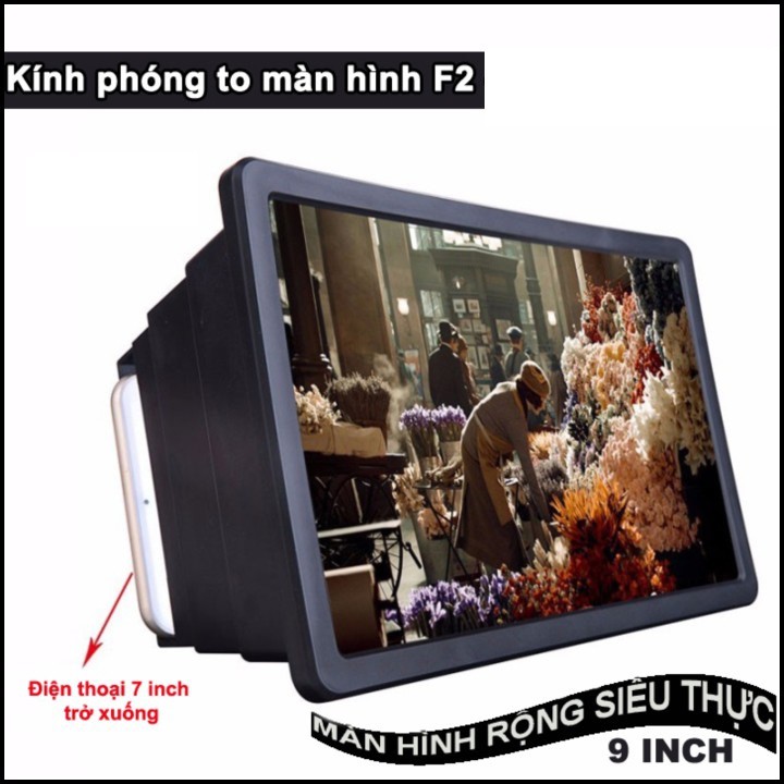 Kính Phóng Đại Màn Hình Điện Thoại 3D Enlarged Screen F2